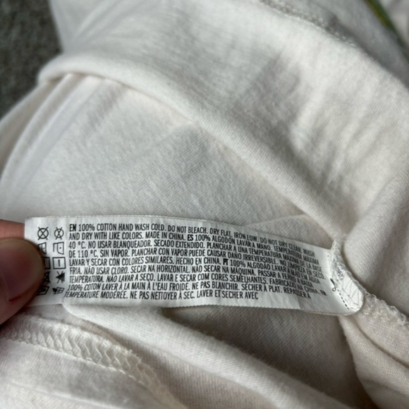 Forever 21 Desert Parties Cotton Graphic Tee Shirt Brown Trim Sz XL * - Picture 5 of 6